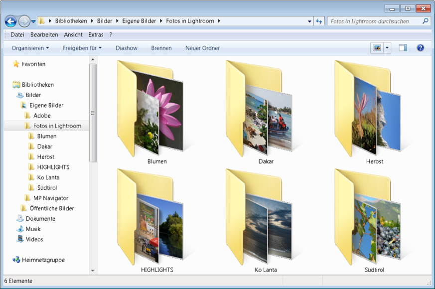Lightroom Import Einstellungen: Bilder importieren