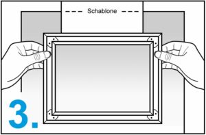 Schritt 3: Alu-Galerie Aufhängung anbringen