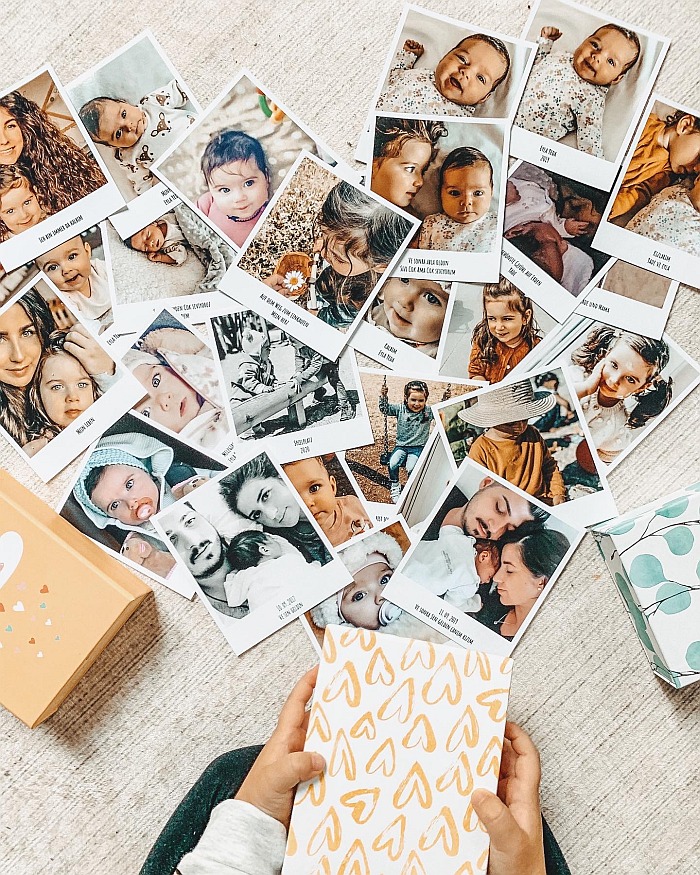 Muttertag-Ideen: Fotos im Polaroidstil