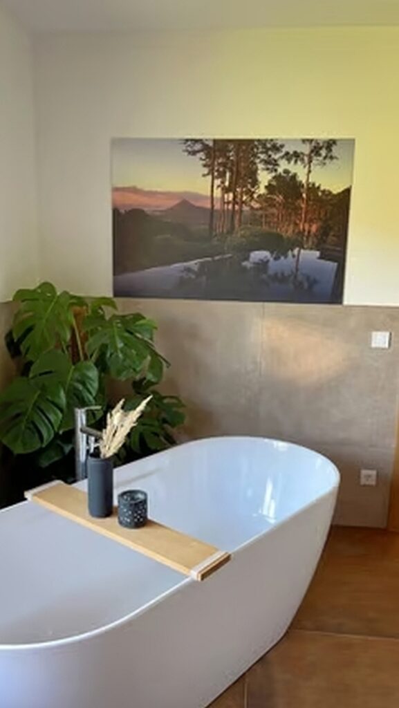 Badezimmer Ideen: Foto auf Alu-Dibond Direktdruck