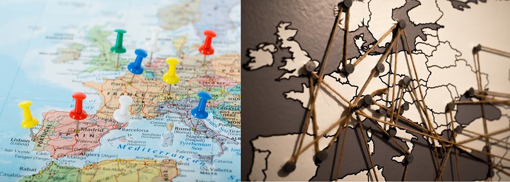 Weltkarte A4 Zum Ausdrucken - Weltkarte Palme Lieblingsposter / Karten