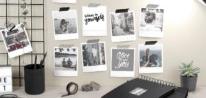 10 façons d'accrocher ses photos sans faire de trou ou sans cadre / myposter