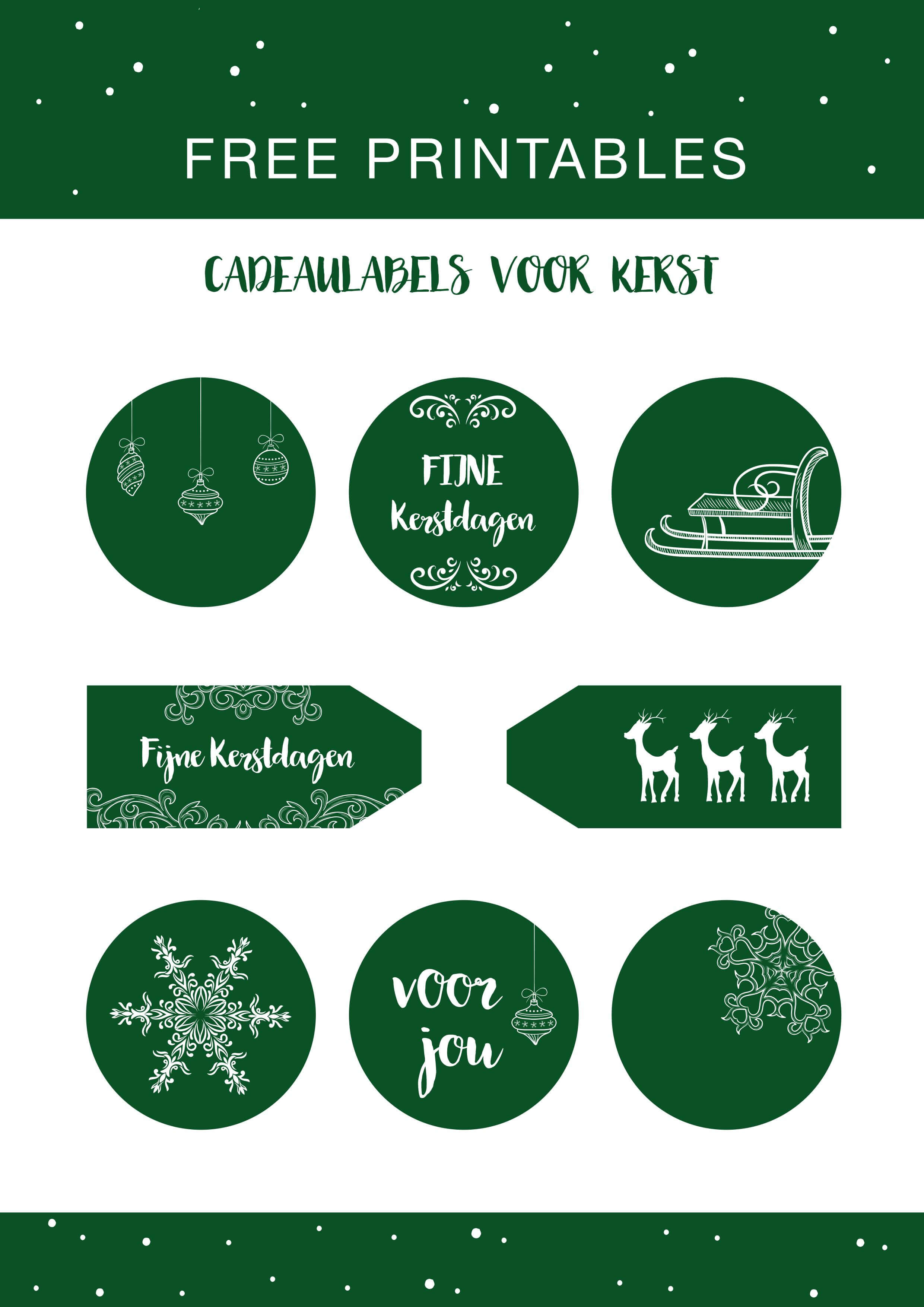 Dezelfde Amazon Jungle Pygmalion Gratis cadeau labels | Template | Tips | Kerst | myposter Blog