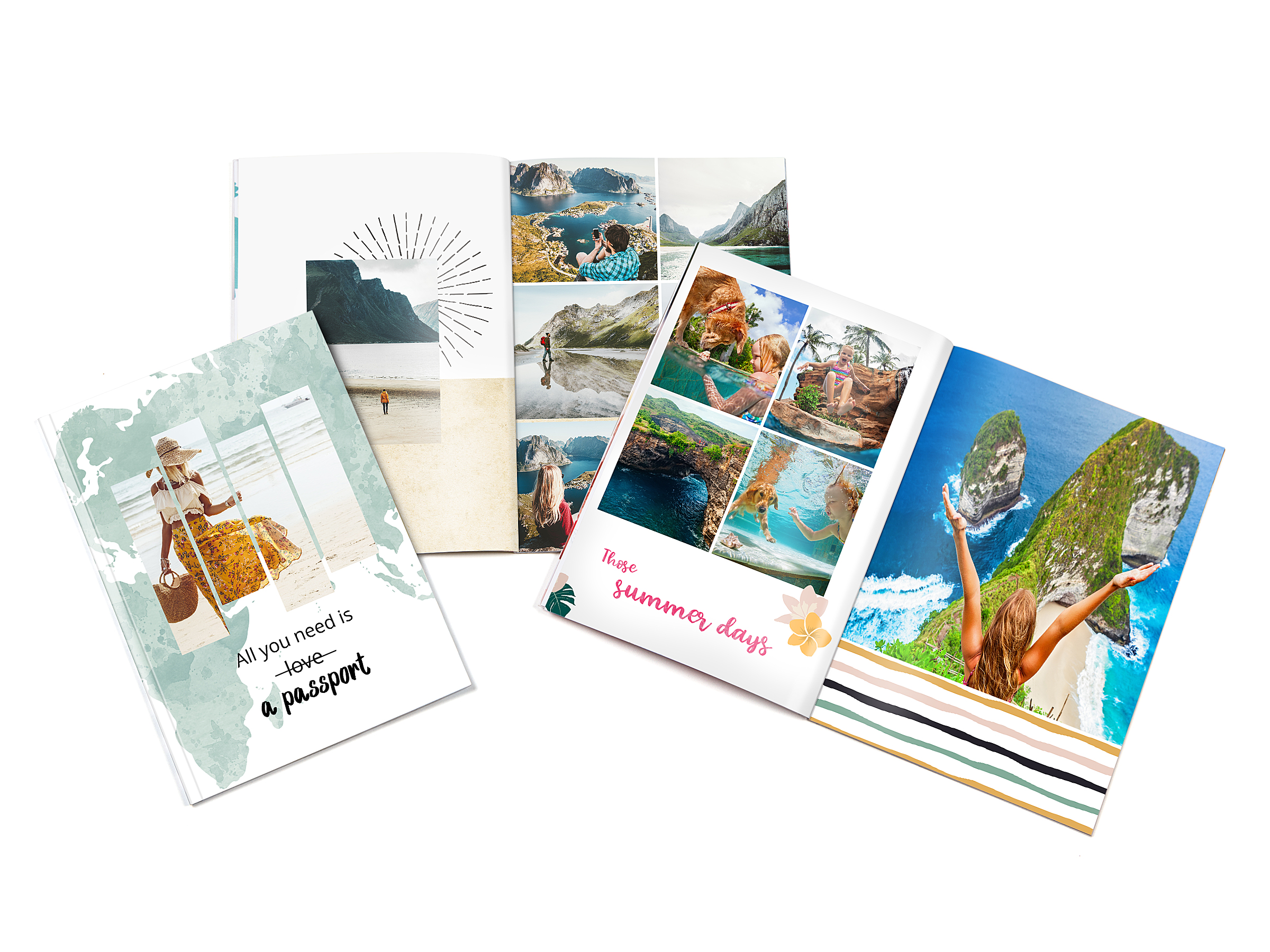 Urlaubs-Fotobuch, Urlaubsfotos, Reise-Fotobuch