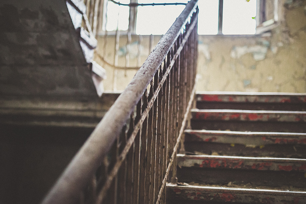 Treppenhaus in einem Lost Place