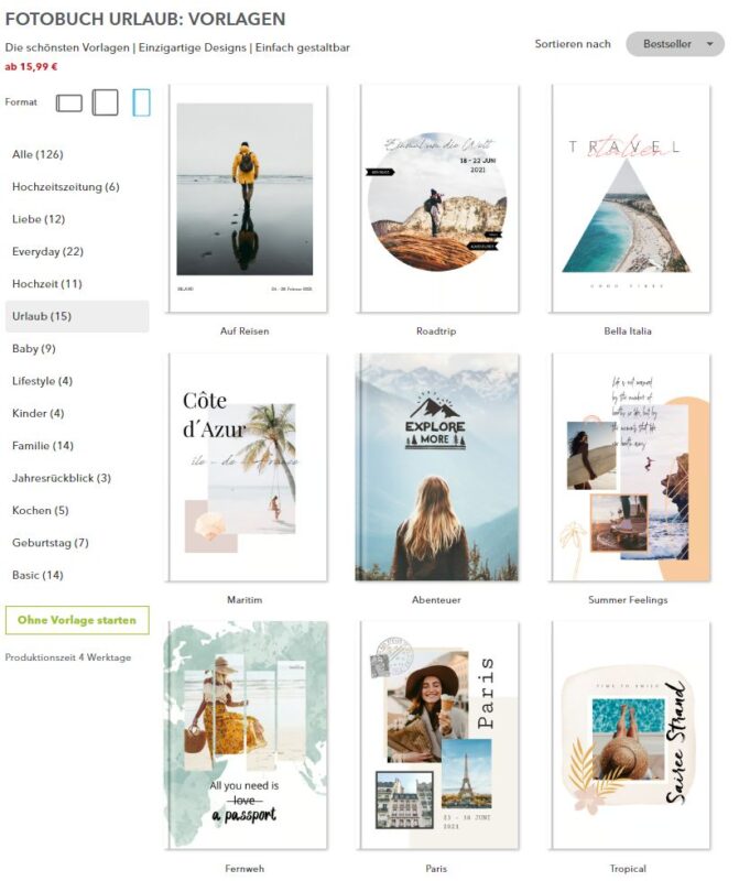 Fotobuch erstellen für Anfänger*innen: mit Vorlagen