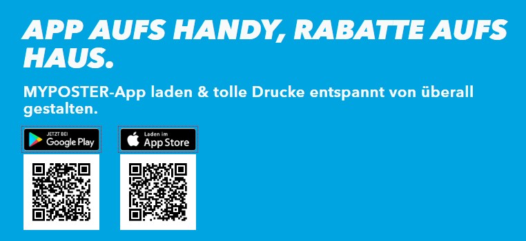 QR Codes zur MYPOSTER App