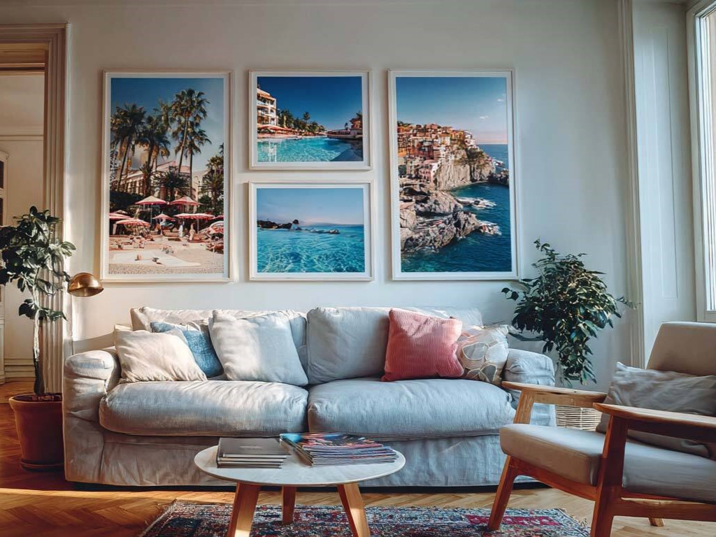 Wandgestaltung im Wohnzimmer: Kreative Ideen und Tipps
