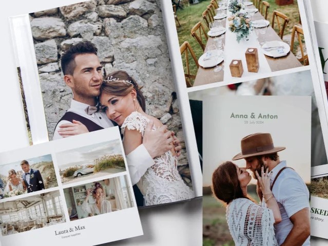 Beispiel für ein Hochzeitsfotobuch